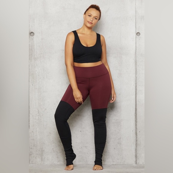 Alo Yoga Goddess Leggings Hot Pink and Gray size Small - Picture 3 of 10